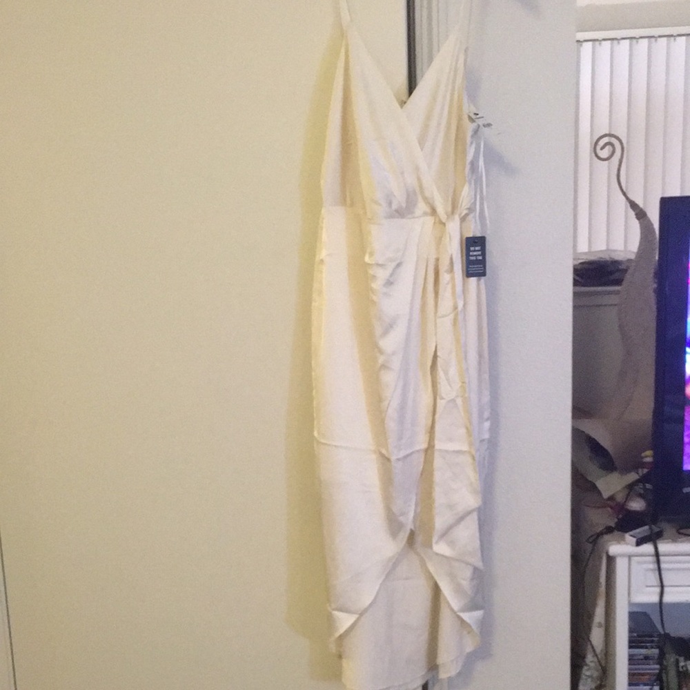Express small white gown